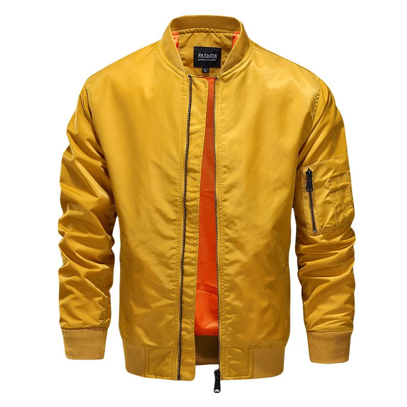 Pilot jacket 2024 Spring and Autumn new casual trendy brand baseball uniform loose workwear top for men_voghion.com