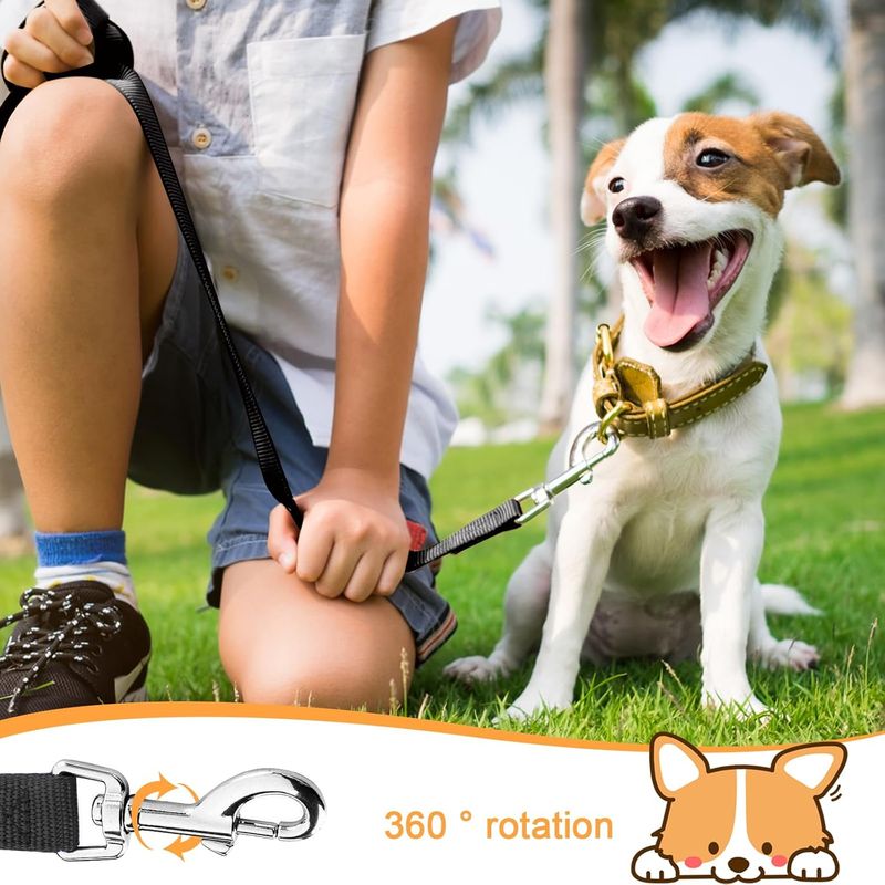 Schleppleine Für Hunde, Schleppleine Für Kleine Hunde, Ausbildungsleine, Robuste Nylon Hundeleine, Lange Hundeleine pour l'entraînement et l'extérieur, idéal_voghion.com