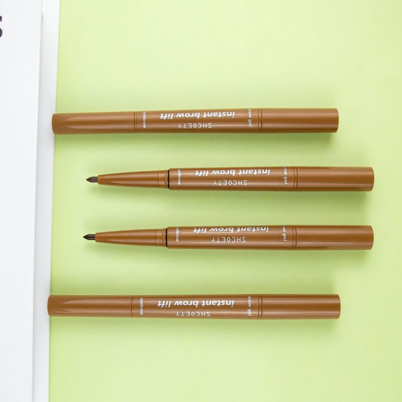 Eyebrow Enhancers Eyebrow Pencil With Eyebrow Glue Automatically Rotates Waterproof And Non Fading Natural And Long Lasting Eyebrow Dyeing Cream_voghion.com
