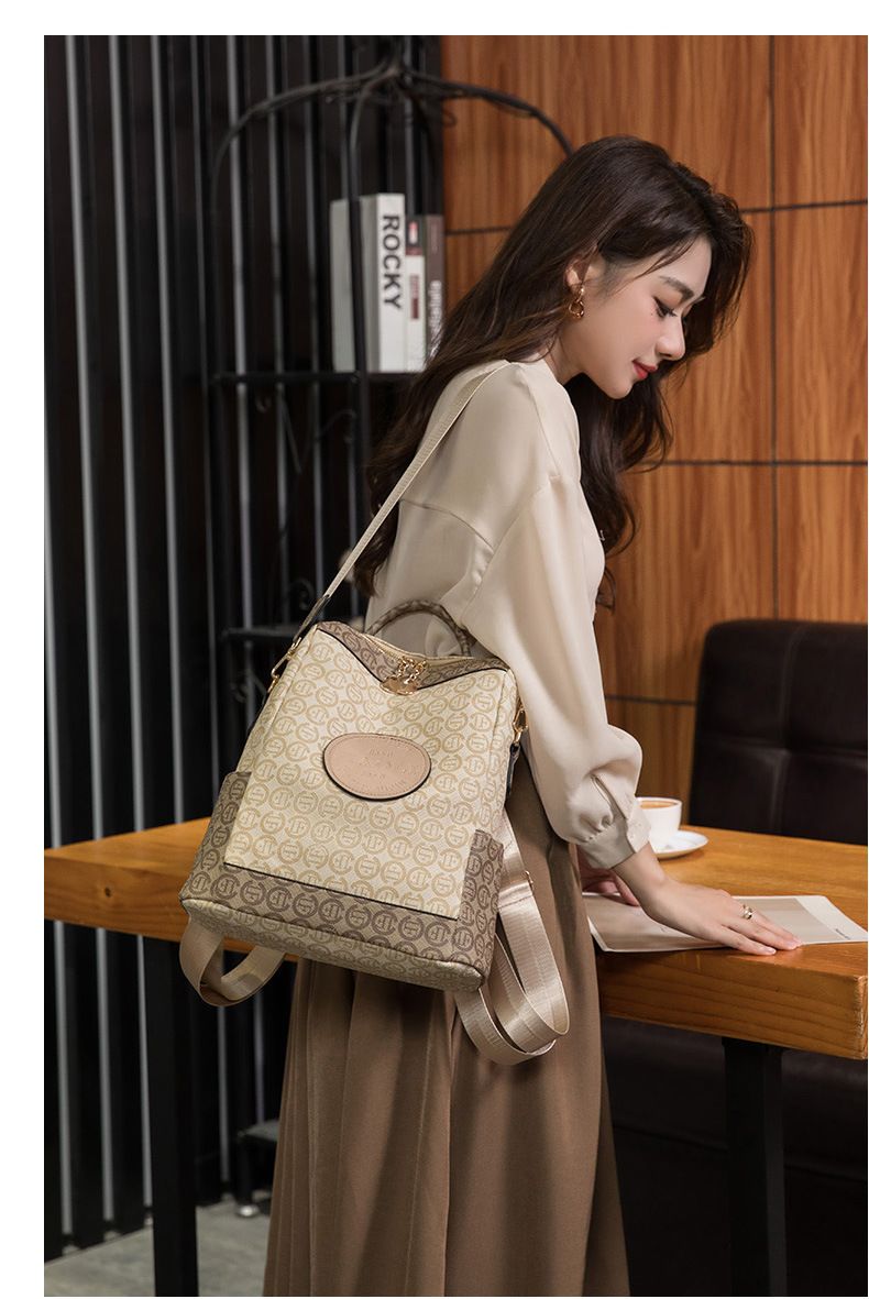 Mochila europeia e americana retrô de lazer grande capacidade bolsa feminina 2023 outono/inverno nova moda mochila de viagem dupla finalidade_voghion.com