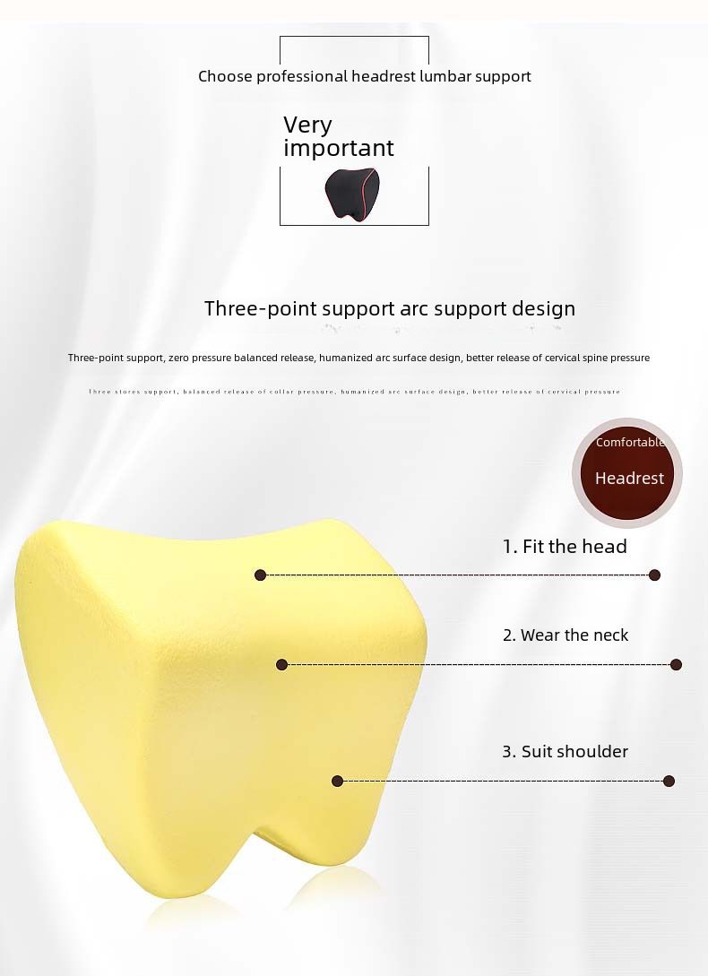 Produttori di prima mano fornitura cuscino poggiatesta auto cuscino collo auto memory cotone cuscino cervicale forniture interne all'ingrosso_voghion.com
