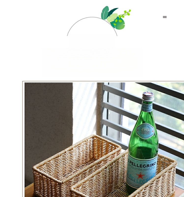 Cestino portaoggetti da tavolo Pulan, in rattan, per bagno, soggiorno, telecomando, cucina, spezie_voghion.com