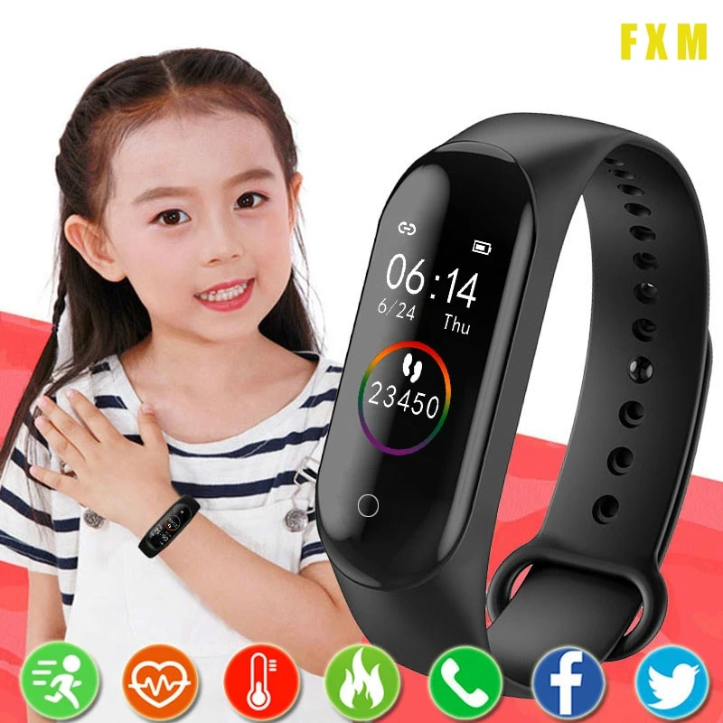 Smart Watch Kids Watches Children For Girls Boys Sport Bracelet Child Wristband Fitness Tracker Smartwatch Waterproof_voghion.com