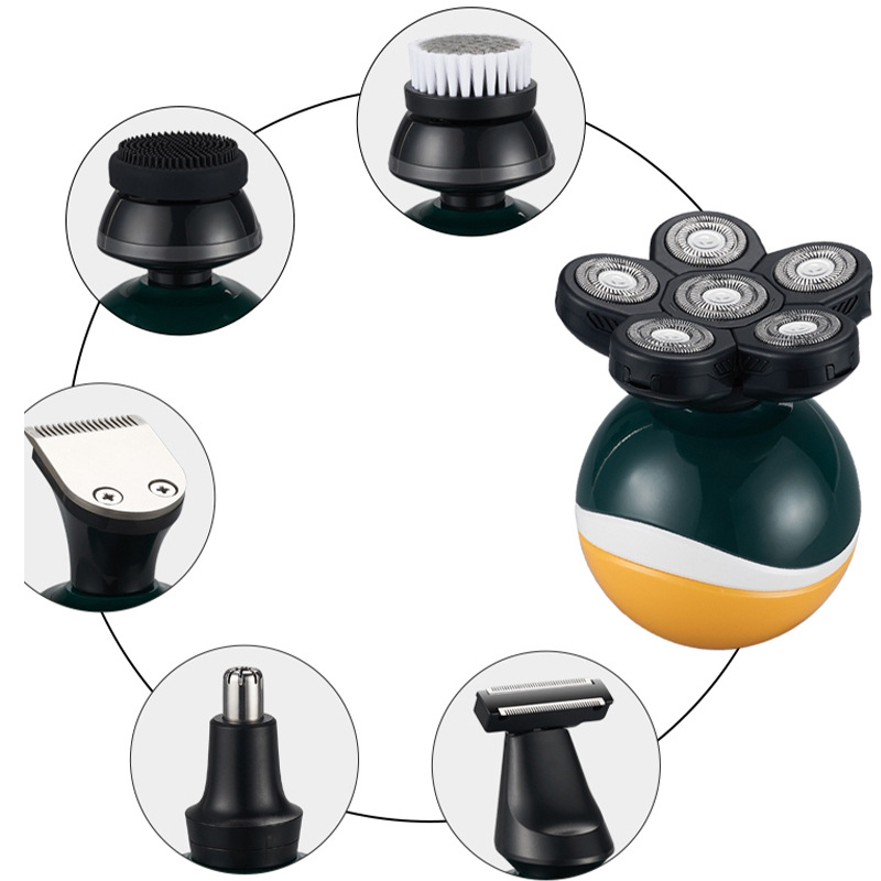 2023 neue heiße verkauf flüssigkeit kristall digital display körper waschen männer rasierer USB lade multi-funktion rasierer set großhandel_voghion.com