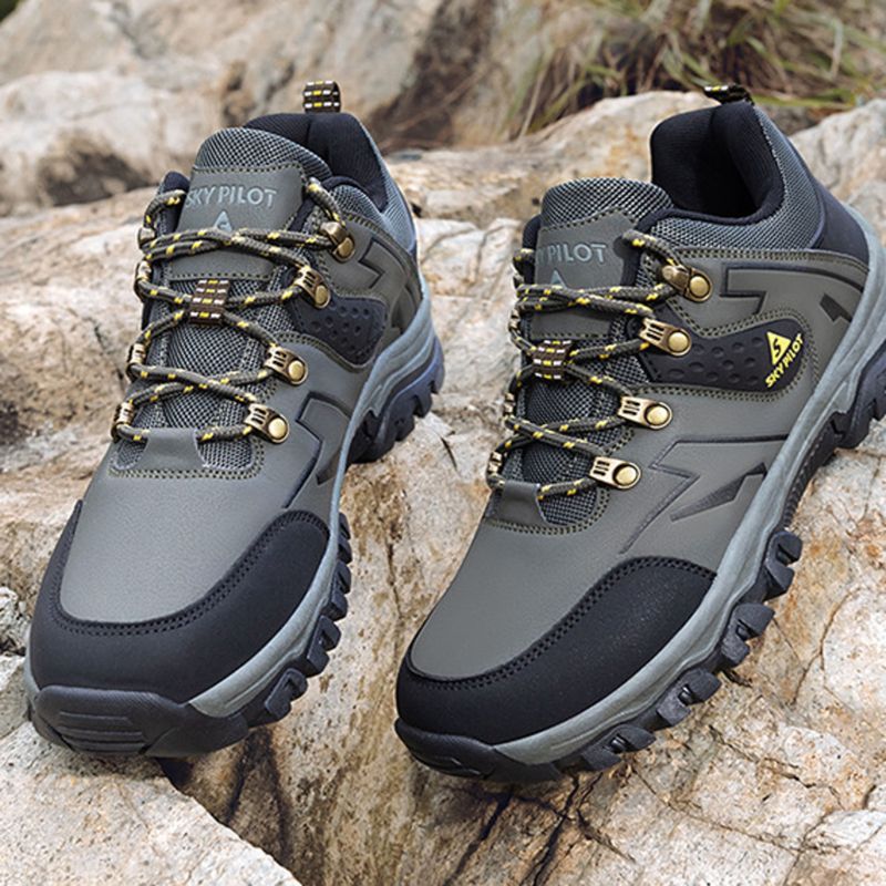 Yuekun Men's Hiking Waterproof Non-Slip Wear-Resistant Spring And Autumn Outdoor Lightweight Breathable Professional_voghion.com