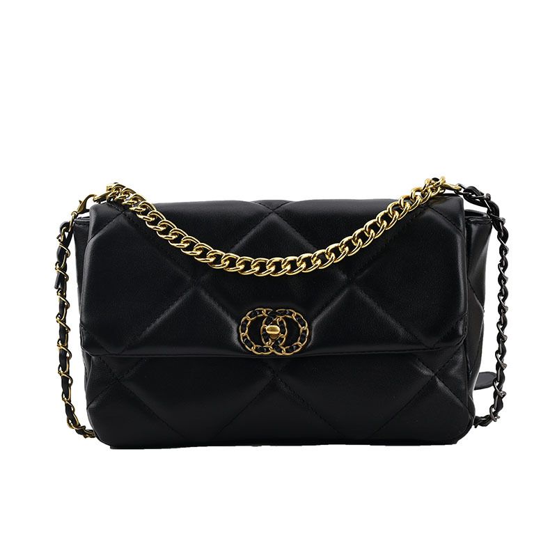 Xiaoxiangfeng 2023 Yeni Trendy Crossbody Net Kırmızı Elmas Izgara Zinciri kadın Çok Yönlü Instagram Küçük Kare Çanta_voghion.com