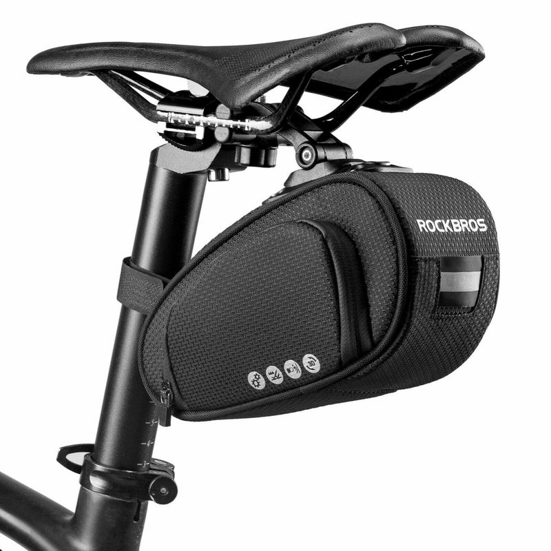 ROCKBROS Fahrradsatteltasche, geeignet für MTB (Mountainbike), Rennrad, eine Tasche zur Aufbewahrung von Fahrradwerkzeug_voghion.com