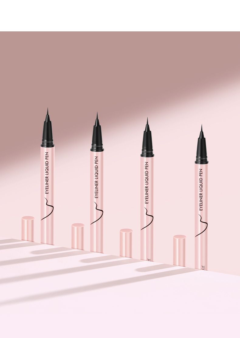 Wasserfester, langanhaltender schwarzer Eyeliner-Stift, wischfestes Augen-Make-up, Pudaier Eyeliner-Stift für alle Hauttypen_voghion.com