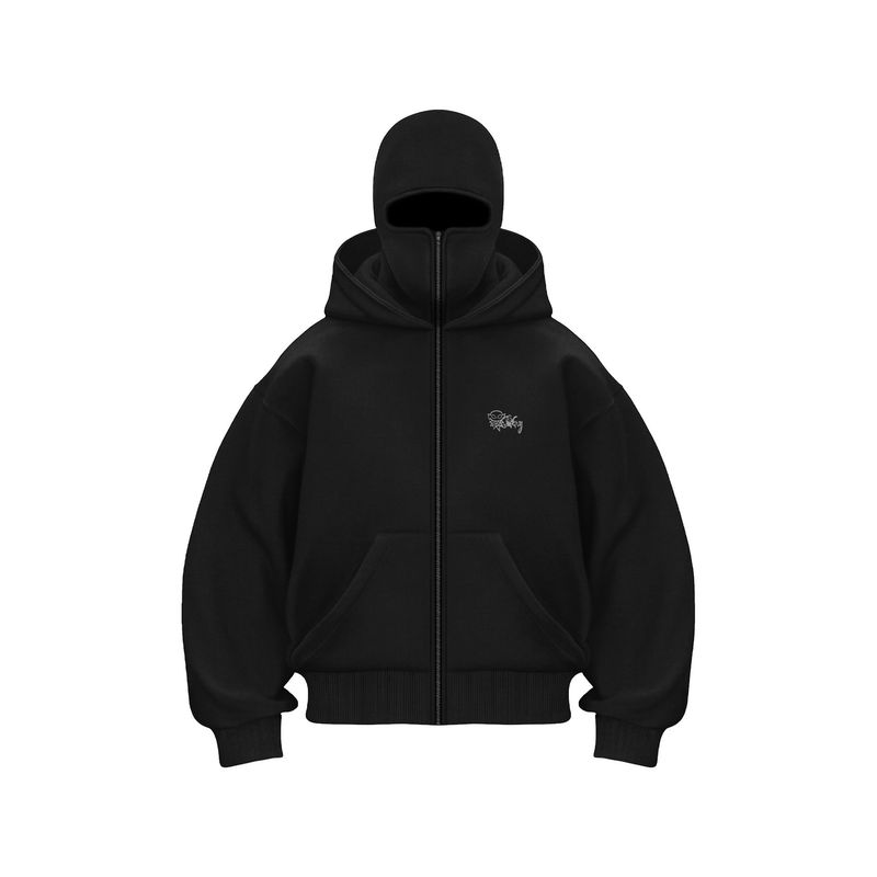 "Unisex Fleece-Lined Double Hoodie Y2K Streetwear Oversized Pullover Sweatshirt With Embroidery/Print Options"_voghion.com