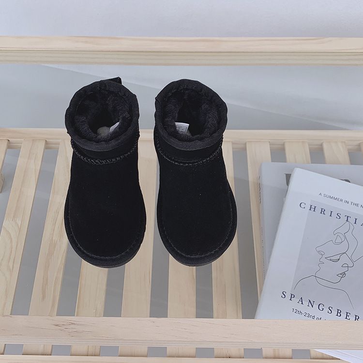 Scarpe per bambini Ragazzi Ragazze Ultra Mini Stivali invernali per bambini Piccoli Stivali da neve caldi alla caviglia morbidi e spessi in pelliccia per bambini Bassi_voghion.com