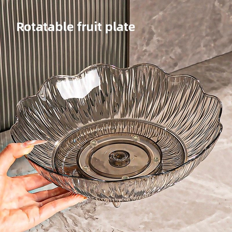 Rotierenden Wohnzimmer Hause Couchtisch Einfache Licht Luxus Hochwertige Platte Gold Rand Verdickt Snack Lagerung Obst Und_voghion.com