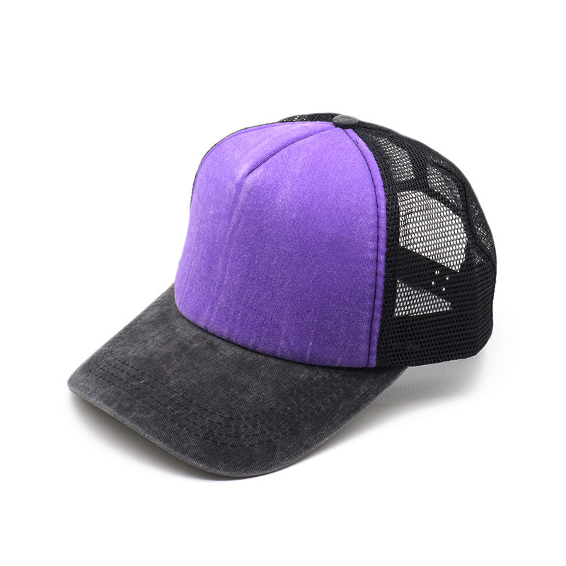 New Custom  Mesh Baseball Cap for Women Men Embroidery Picture Print Hat Summer Sun Hats Unisex Fluorescence Snapback_voghion.com