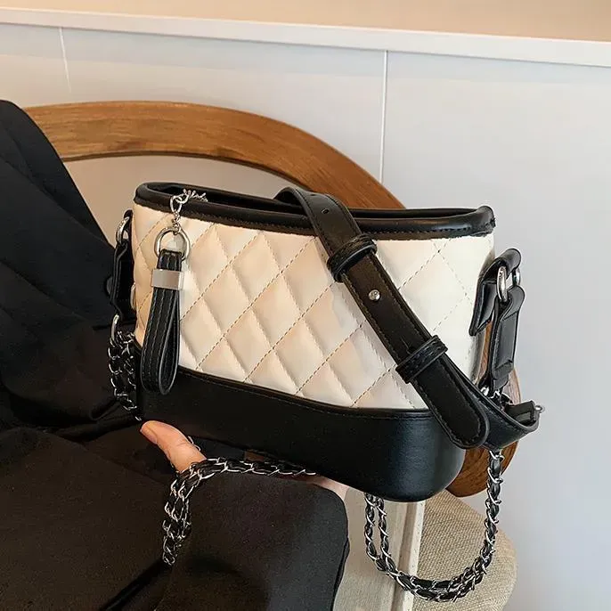 New Trend This Year's Shopping Popular Quilted Free Shipping Chain Hobo Versatile Stylish Small Designer Square Internet_voghion.com