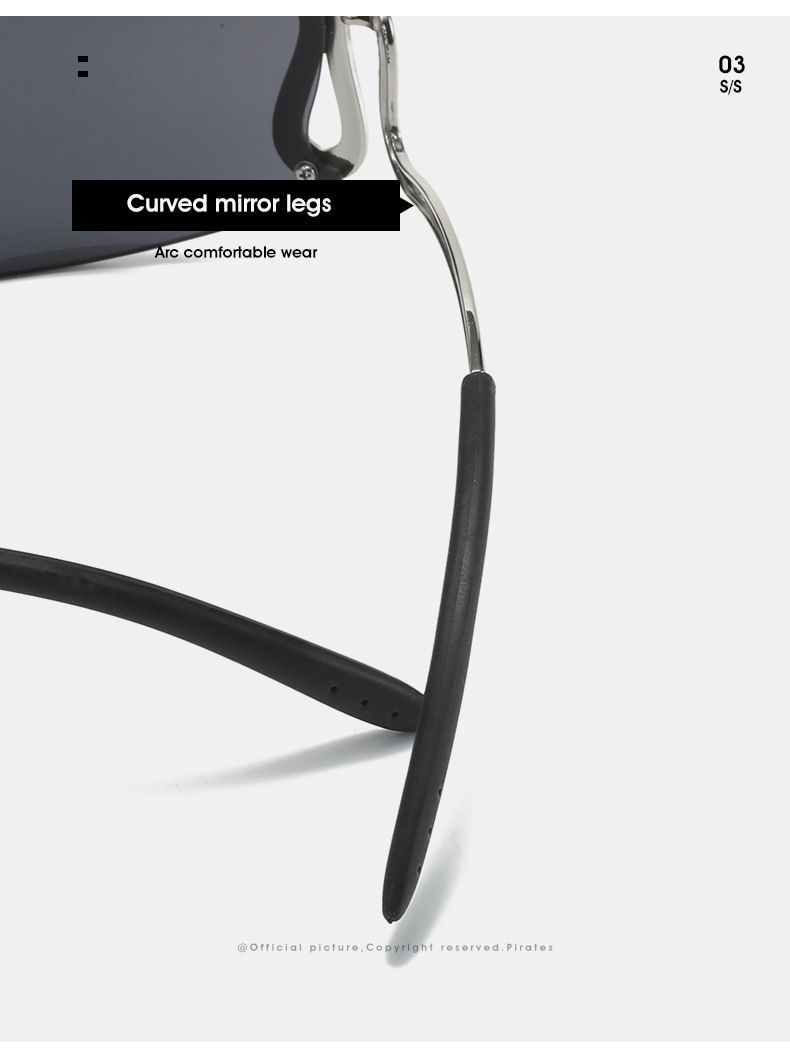 Uemi Nieuwe Mode Randloze Zonnebrillen Voor Vrouwen Mannen Slang Decoratie Metalen Frame Zonnebrillen Tinten UV400 Brillen_voghion.com