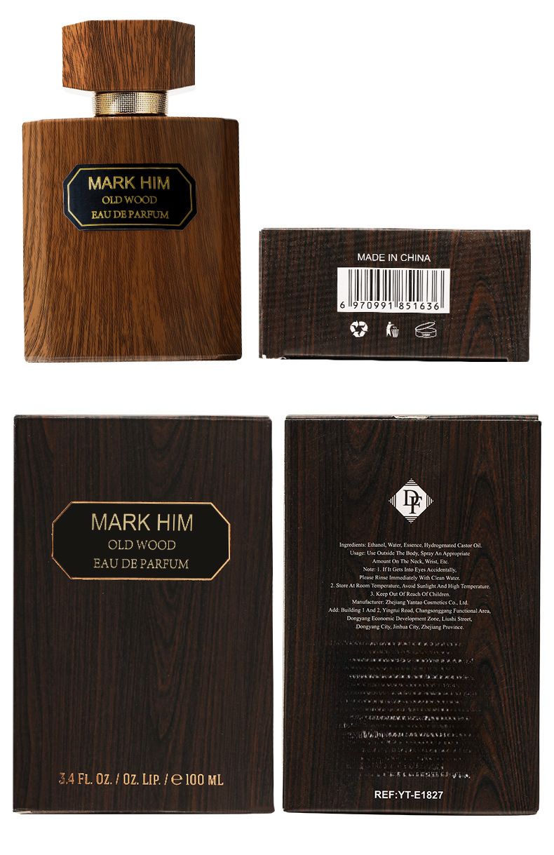 Men's Light Scented Ebony, Agarwood, Wooden Fragrance, Cologne Perfume Long Lasting Perfume_voghion.com