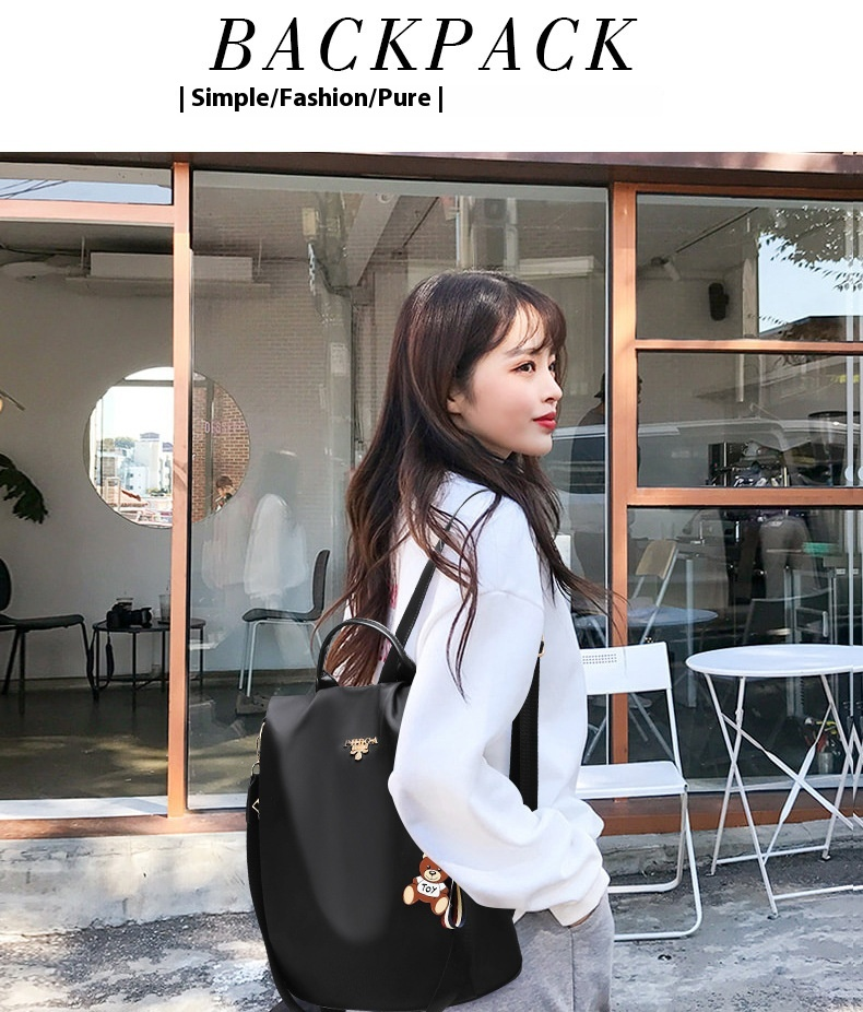 Bolsa feminina anti-roubo mochila oxford pano mochilas 2024 primavera nova versão coreana moda grande capacidade mochila de lona_voghion.com