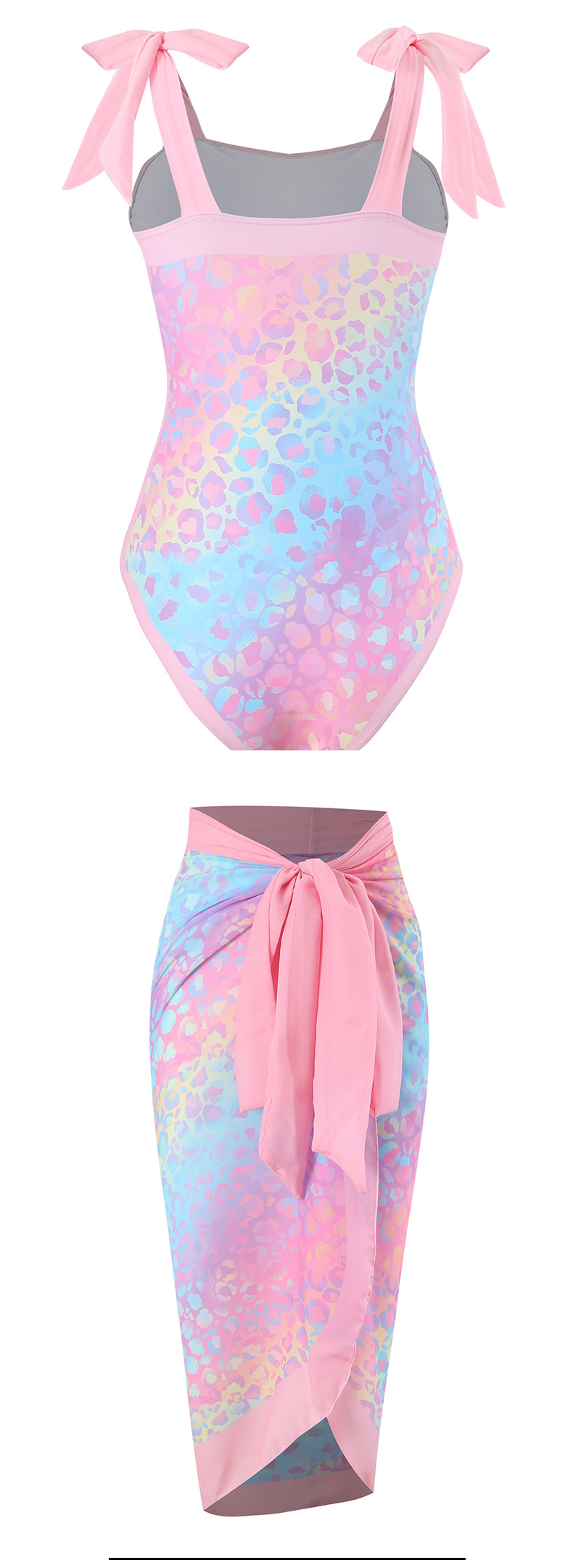 Women's swimwear conservative one-piece hot spring suit swimsuit sun protection chiffon blouse for women_voghion.com