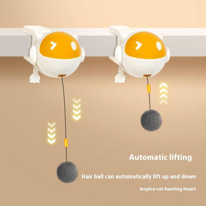 Pet automatic lifting teasing ball intelligent toy, self fun and relaxation tool, electric cat toy_voghion.com