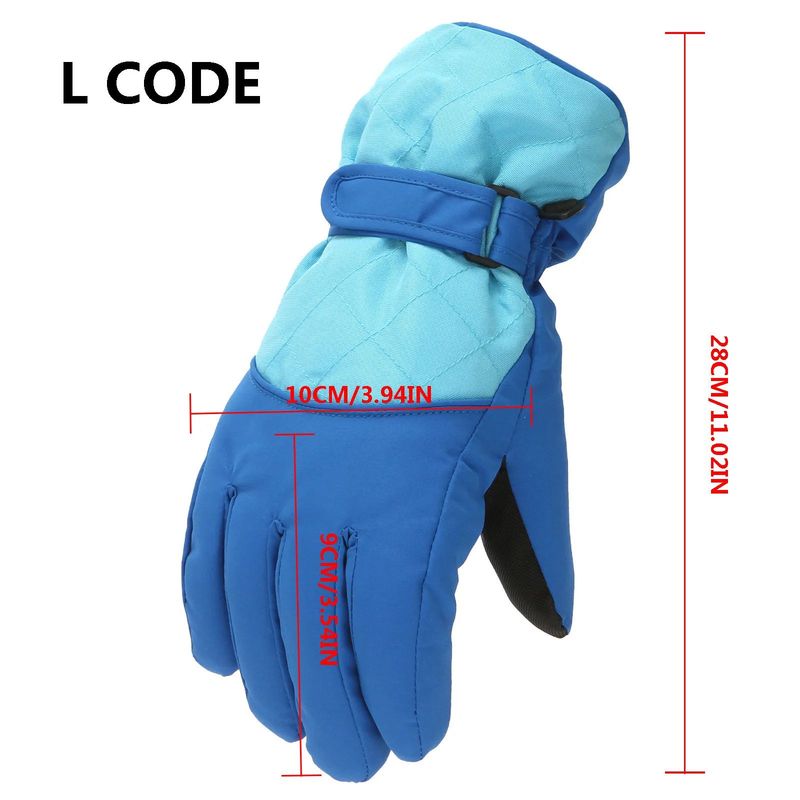 Guantes de invierno para niños y niñas, nuevos y a la moda, cálidos, resistentes al viento, impermeables, gruesos, para mantener los dedos calientes_voghion.com