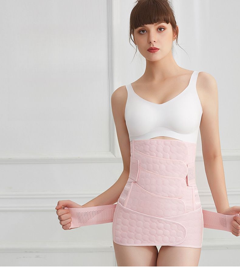 Dailixiang Trainer Donna, Fascia Addominale Post-Parto 4 Pezzi, Set Traspirante per Parto Naturale e Taglio Cesareo, Modellamento della Vita e_voghion.com