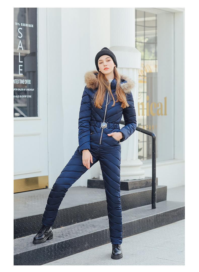 Women's clothing one-piece ski suit for women one-piece cotton suit suit cotton suit for women_voghion.com