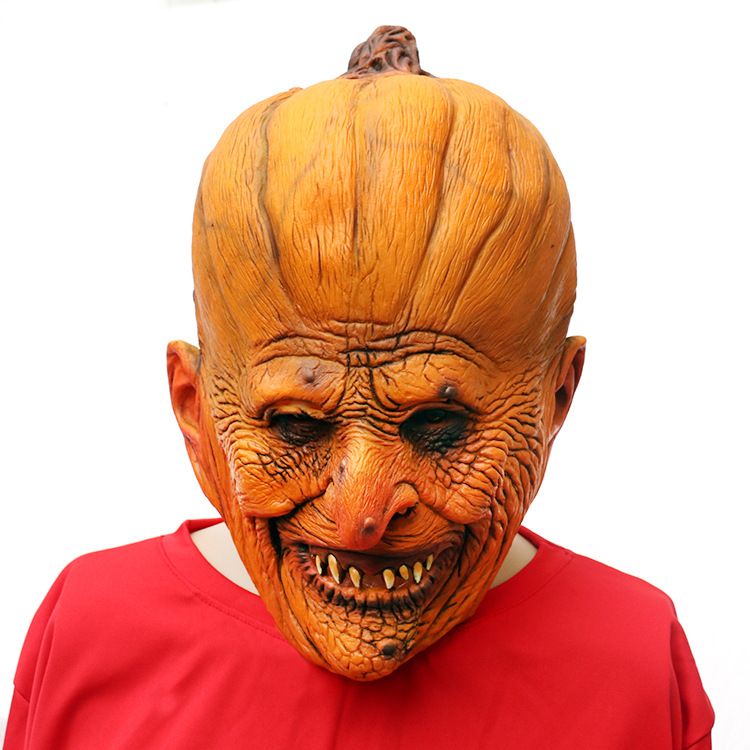 Halloween Flesh Colored Witch Mask Haunted House Escape Room Costume Prank Woman Headgear Character Play Props_voghion.com