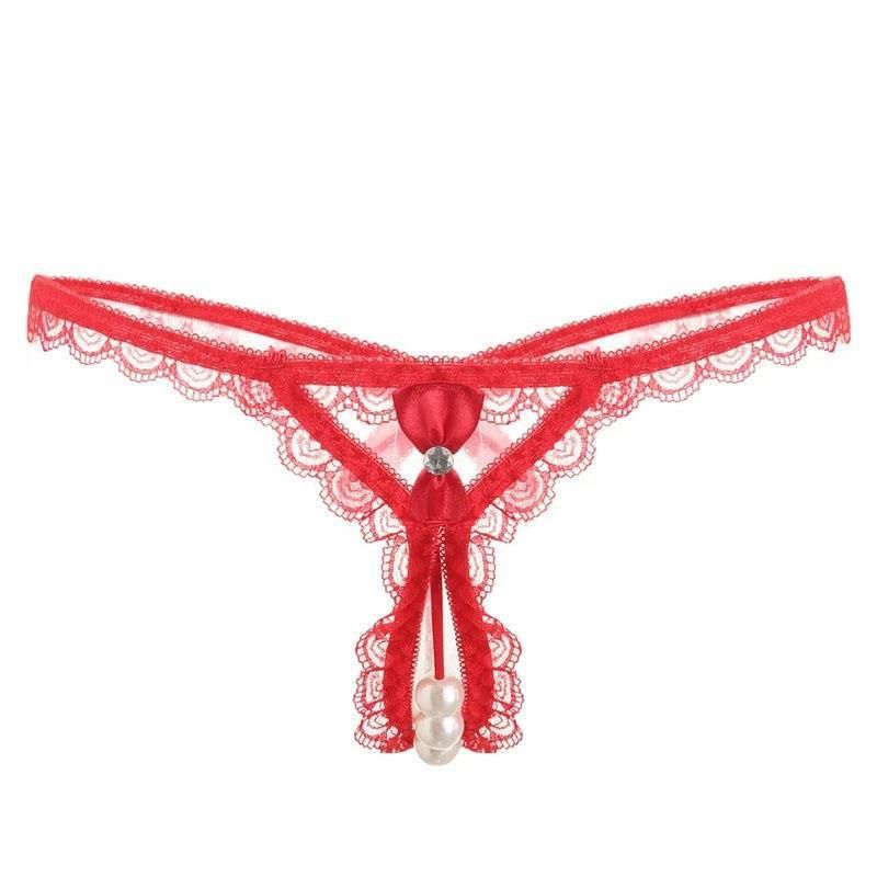 Perizoma da massaggio sexy e seducente con perle, cavallo aperto, non c'è bisogno di toglierlo, seducenti pantaloni a vita bassa, da donna civettuola_voghion.com