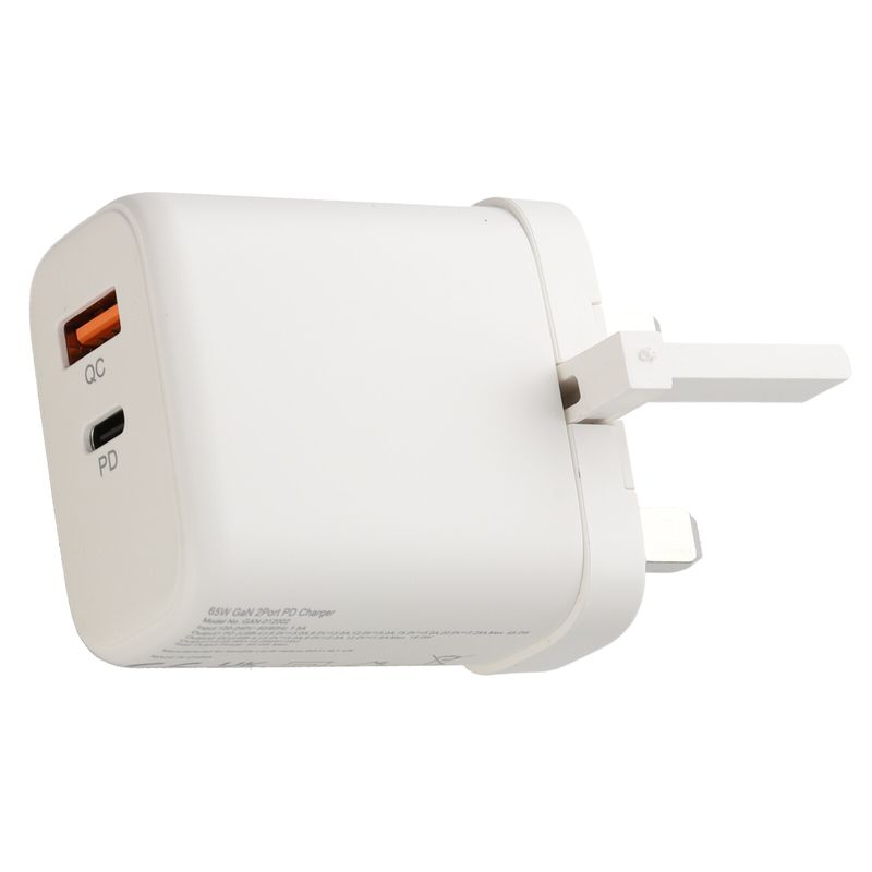 65W / 45W GaN USB C Schnellladegerät QC PD 3.0 für iPhone Samsung MacBook Pro Laptop_voghion.com