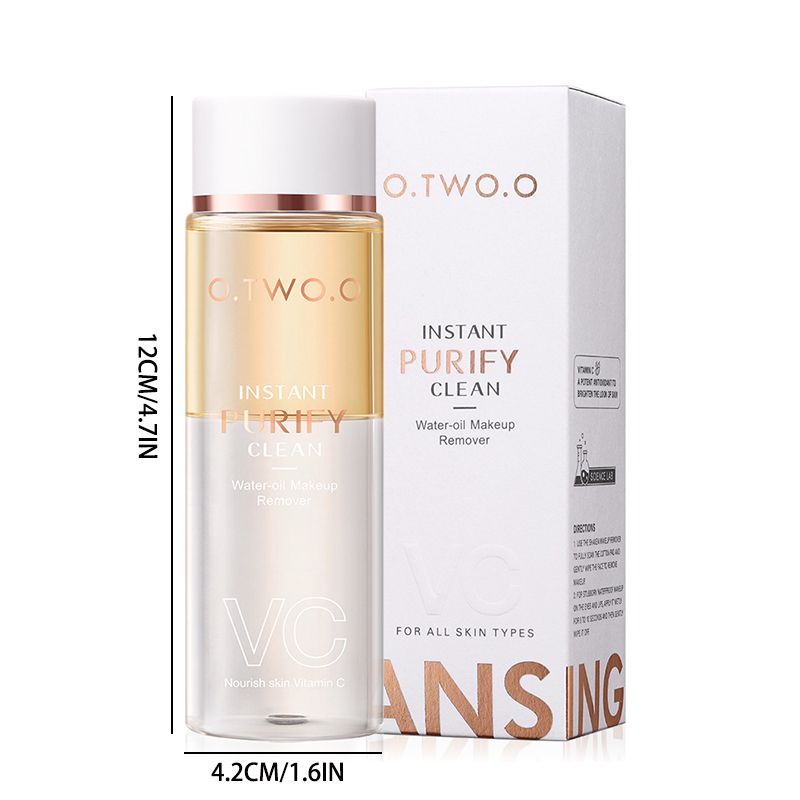 Un desmaquillador de doble fase que elimina suavemente y disuelve rápidamente el maquillaje para pieles normales a sensibles._voghion.com