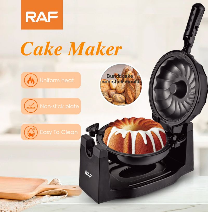 Flip-Side Donut Maker, Multifunctionele Huishoudelijke Cake Ontbijtbakker & Broodrooster, EU/VK/AU-norm_voghion.com