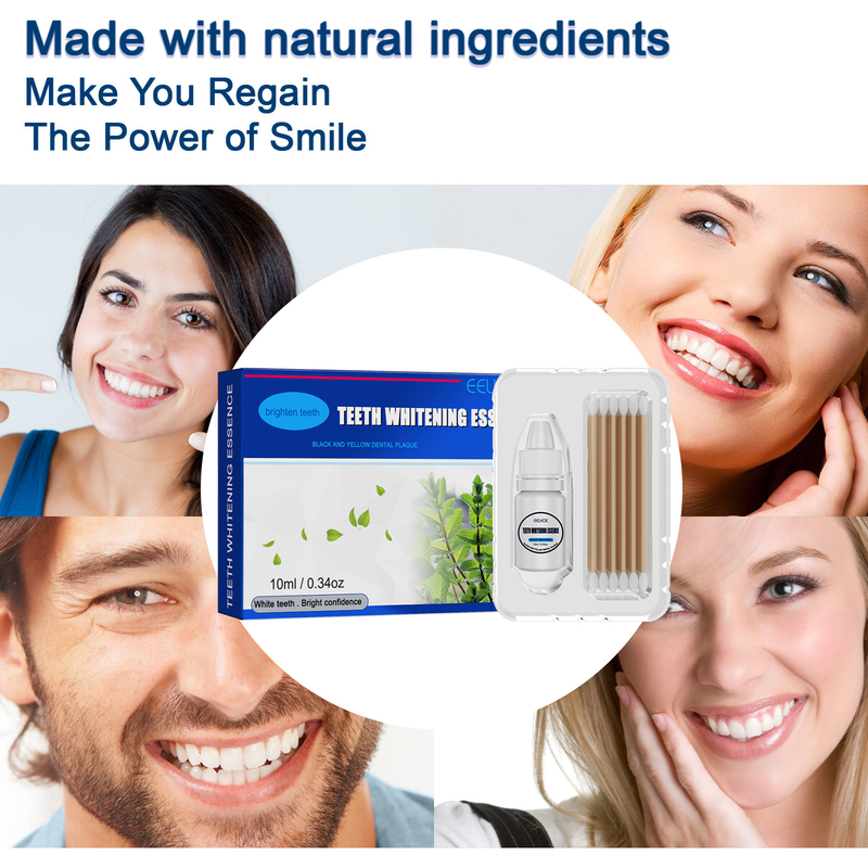 Tooth essence beautiful Tooth Whitening and Brightening Tooth Care Solution Tooth Spot Stains Stain Oral Cleaning Bad B_voghion.com