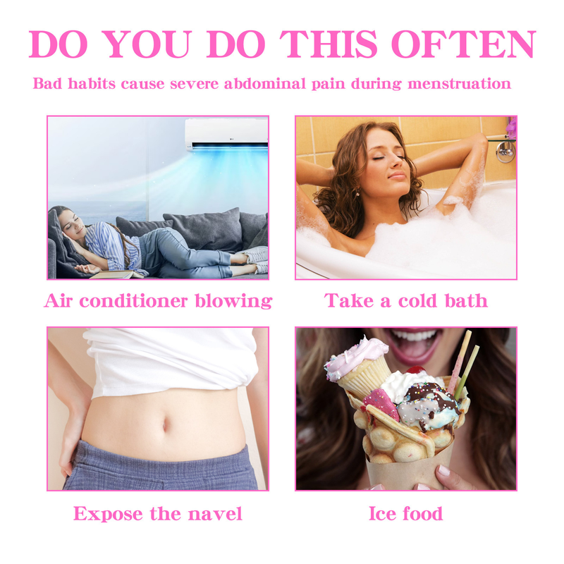 South Moon 1 Menstrual Relief Massage Relieve Auntie's Stomach Pain Physiological Acupoint Care Clip_voghion.com