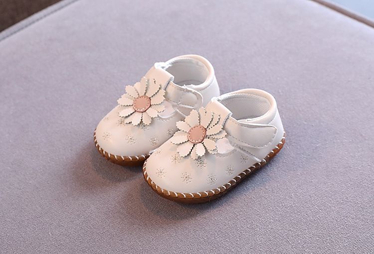 Mother & Kids Babyprinsesschoentjes voor meisjes, babyschoentjes met gesloten neus, 0-3 jaar, 1 peuterschoentje, zachte onderkant, antislip, 6-24 maanden_voghion.com