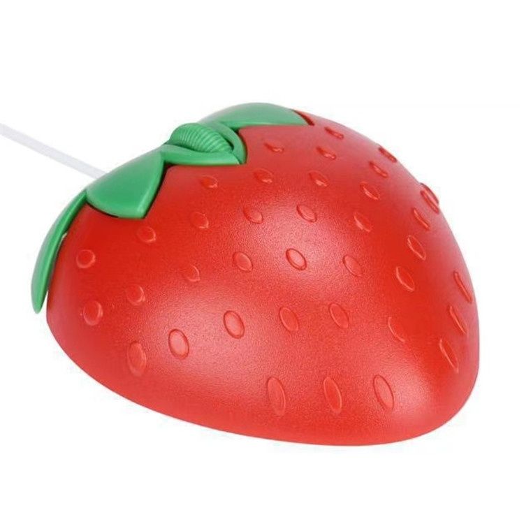 Digitex Digitex Creative Cartoon Wired Cute Fruit Sweet Strawberry Mouse_voghion.com