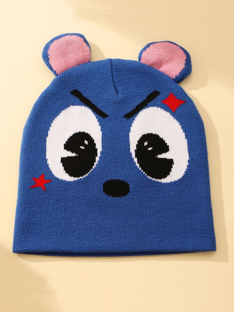 Gebreide muts met oorkleppen voor dames en heren - warme wintermuts met fleecevoering voor buitenactiviteiten, casual kleding en bescherming tegen koud weer_voghion.com