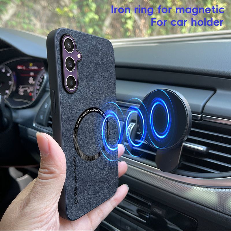 Luxury PU Leather Phone Case for S24 Ultra/S24+/S23Plus/S22/S21Fe/S20/Note10/Note20 Support Magnetic, Support Car Holder, Protective, High-Quality_voghion.com