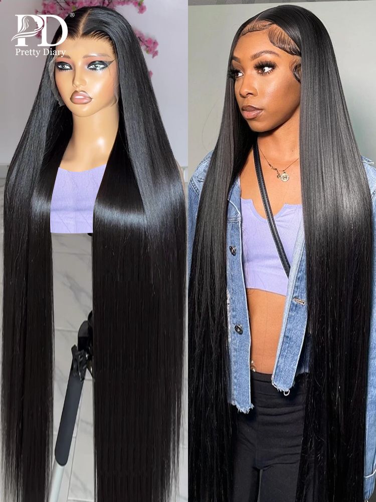 hete verkoop 250% Bone Straight 5x5 Lijmloze Voorgeplukte 13x4 Frontale Pruik 13x6 Transparante Kant Front Pruiken Voor Vrouwen_voghion.com