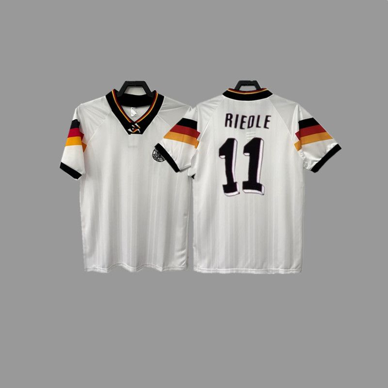 Deutsches Retro-Fußballtrikot Classic Klose Kroos Müller Ram Künig Götze Langarm Kurzarmtrikot_voghion.com