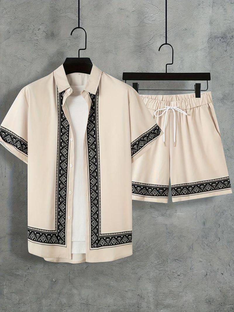 Vêtements pour hommes, chemise pour hommes, costume, code, impression numérique 3D, costume deux pièces pour hommes, vêtements 2 pièces décontractés_voghion.com