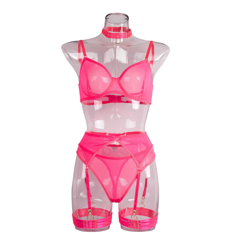 Ultr lrge chest, reveling smll nd plyful lingerie, women's perspective seductive thin guze set, tringulr cup_voghion.com
