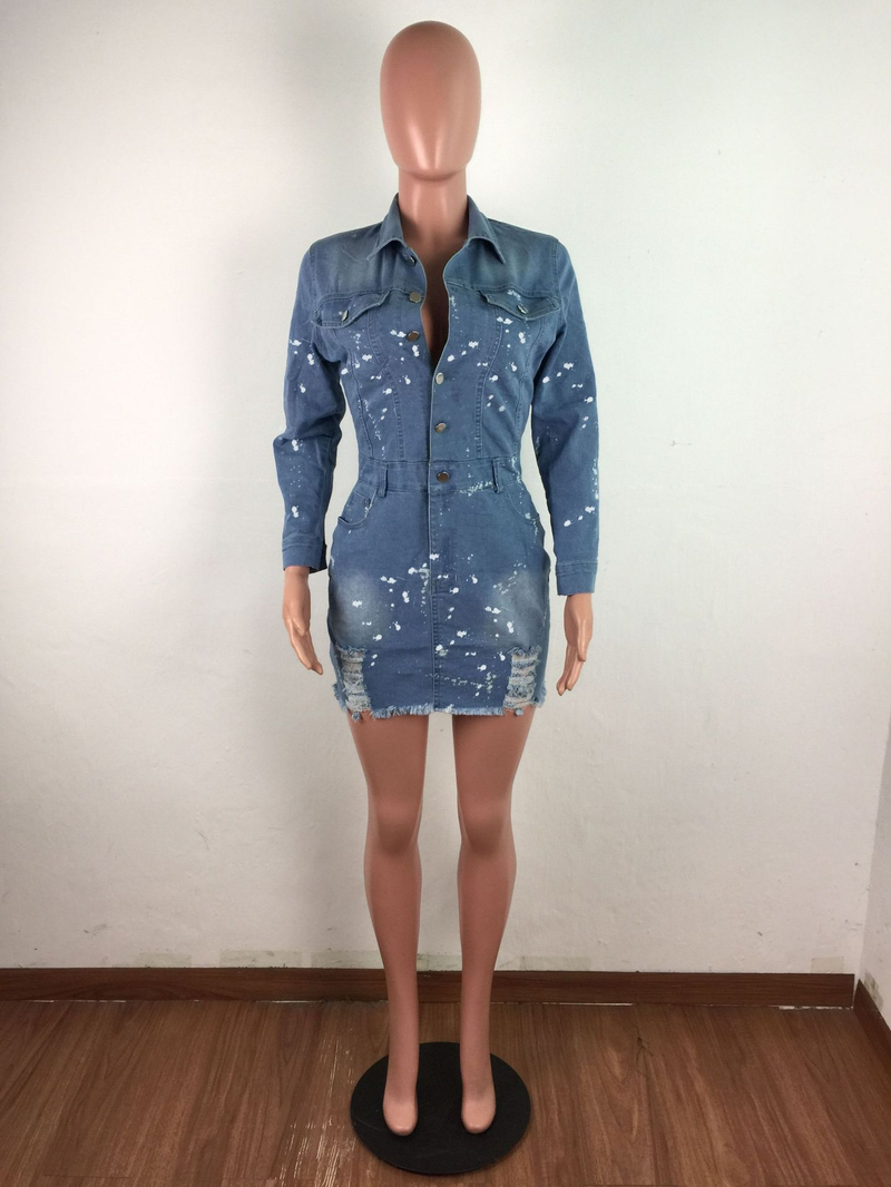 Naiste mood slim-fit elastne seksikas elastne rinnaga teksariidest puusakleit ühes tükis seelik üheastmeline seelik_voghion.com