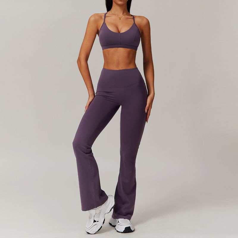 LazyZoom Keine Rückgaben oder Umtausch Langarm Yoga Sport Laufen Fitness Kleidungsset 9139_voghion.com