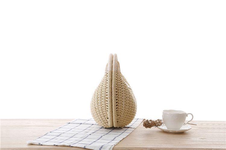 Neue modische Muschelhandtasche, personalisierte und süße Rattan-Gewebte Tasche, Grasgewebte Tasche, Gewebte Damentasche, Freizeittasche, Strandtasche_voghion.com