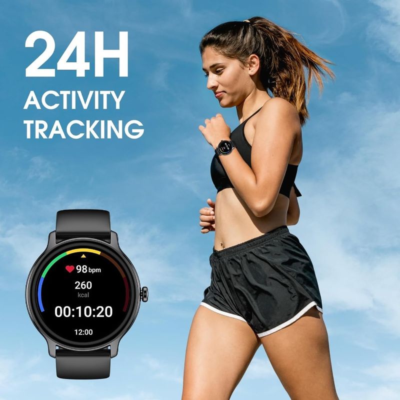 Smart Watch für Damen, Fitness-Tracker mit Blutsauerstoff- und Herzfrequenzmesser, Schrittzähler, IP68, wasserdicht, 41 mm Fint_voghion.com