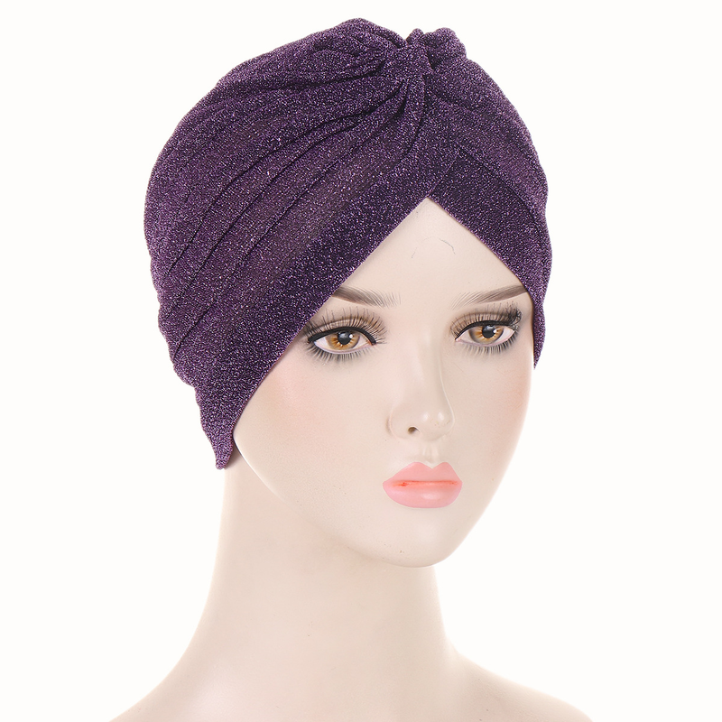 Muslimský turban, indický klobouk, zářivý hedvábný klobouk, pouliční móda_voghion.com