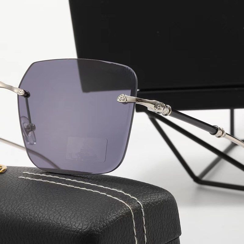 Nové bezrámové sluneční brýle pro volný čas a cestování z roku 2024 pro muže i ženy, kovové cyklistické sportovní sluneční brýle_voghion.com