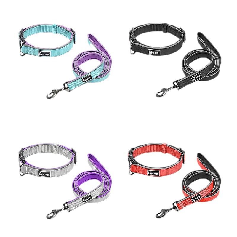 Ulaishi Golden Panda Pet Supplies Guinzaglio 3M Collare Riflettente Corda per Cani Impermeabile Durevole_voghion.com