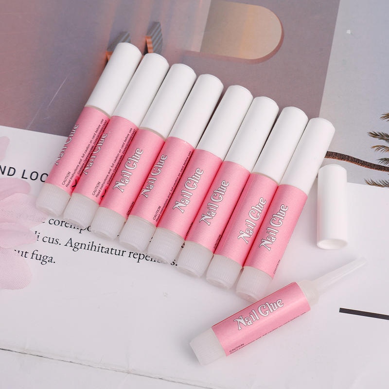 Gel de colle à ongles pour fausse pointe, outil adhésif de décoration pour nail art, fausse pointe française, gel adhésif, extension rapide st_voghion.com