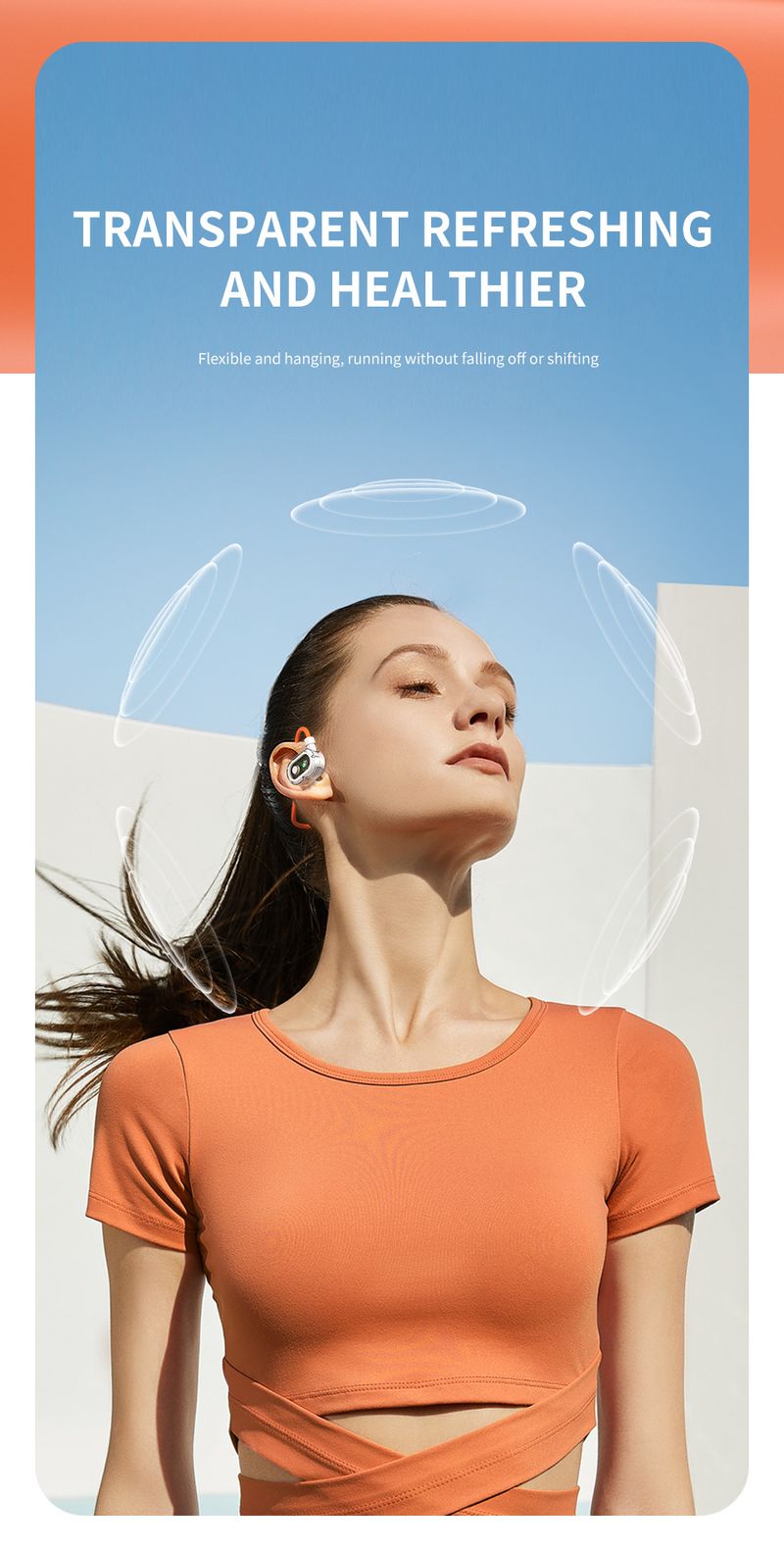 2025 New Meilan MblueH02 Bone Conduction Bluetooth Headset Wireless Ear-mounted Sports Running Neck-mounted_voghion.com