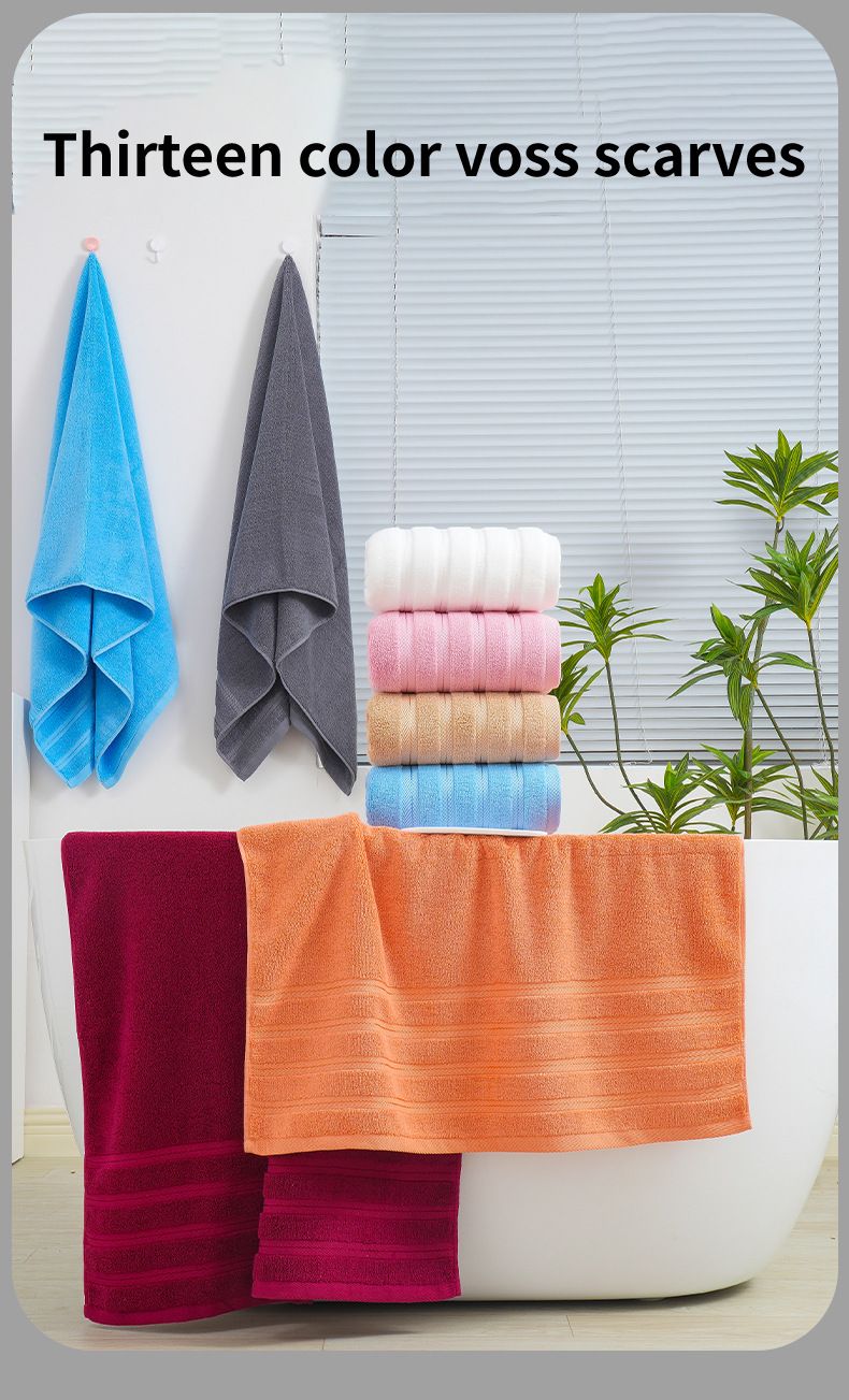 Set di asciugamani da bagno premium, 100% cotone, leggeri e altamente assorbenti, ad asciugatura rapida, perfetti per l'uso quotidiano, 6 pezzi._voghion.com